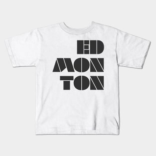 ED MON TON (black) Kids T-Shirt